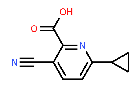 CAS 1221791-98-5 | 3-Cyano-6-cyclopropylpicolinic acid