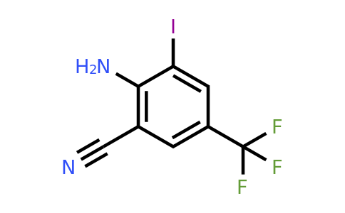 CAS 1221792-71-7 | 2-Amino-3-iodo-5-(trifluoromethyl)benzonitrile