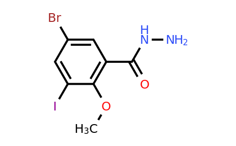 CAS 1221792-97-7 | 5-Bromo-3-iodo-2-methoxybenzohydrazide