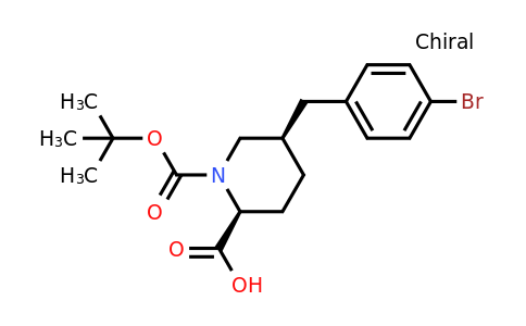 CAS 1221793-38-9 | (5R)-1-BOC-5-(4-Bromo-benzyl)-L-pipecolinic acid