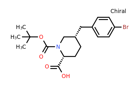 CAS 1221793-55-0 | (5S)-1-BOC-5-(4-Bromo-benzyl)-D-pipecolinic acid