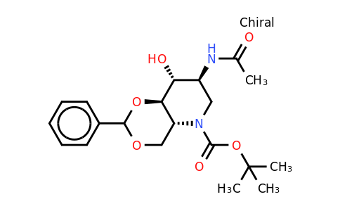 CAS 1221795-90-9 | 2-Acetamido-4,6-O-benzylidene-N-(tert-butoxycarbonyl)-1,2,5-trideoxy-1,5-imino-D-glucitol