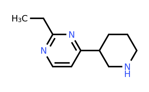 CAS 1221820-85-4 | 2-Ethyl-4-(piperidin-3-yl)pyrimidine
