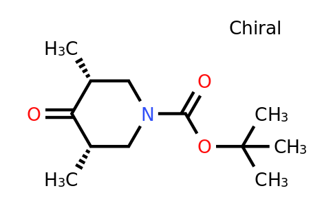 CAS 1221821-84-6 | tert-butyl cis-3,5-dimethyl-4-oxo-piperidine-1-carboxylate