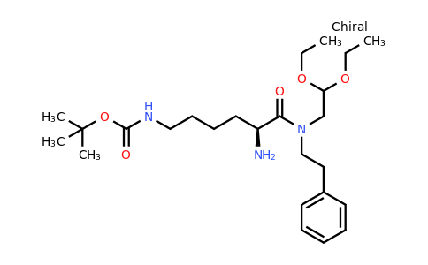 CAS 1222068-60-1 | (S)-tert-Butyl (5-amino-6-((2,2-diethoxyethyl)(phenethyl)amino)-6-oxohexyl)carbamate