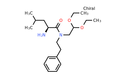 CAS 1222068-64-5 | (S)-2-Amino-N-(2,2-diethoxyethyl)-4-methyl-N-phenethylpentanamide
