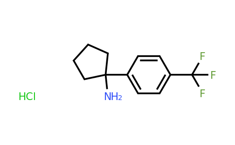 CAS 1222098-17-0 | 1-(4-Trifluoromethylphenyl)cyclopentanamine hydrochloride