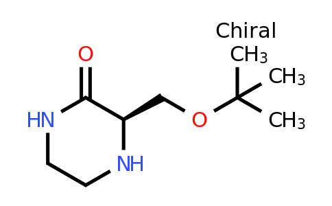 CAS 1222102-49-9 | 2-Piperazinone, 3-[(1,1-dimethylethoxy)methyl]-, (3R)-