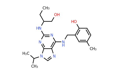 CAS 1222186-58-4 | 2-[({2-[(1-hydroxybutan-2-yl)amino]-9-(propan-2-yl)-9H-purin-6-yl}amino)methyl]-4-methylphenol