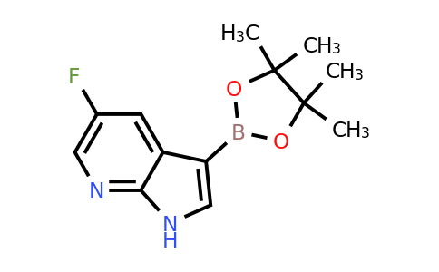 CAS 1222533-84-7 | 5-Fluoro-3-(4,4,5,5-tetramethyl-1,3,2-dioxaborolan-2-YL)-1H-pyrrolo[2,3-B]pyridine
