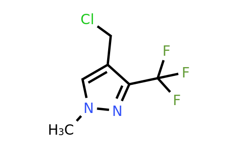 CAS 1222556-79-7 | 4-(chloromethyl)-1-methyl-3-(trifluoromethyl)-1H-pyrazole