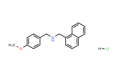 CAS 1222781-70-5 | (4-Methoxyphenyl)-N-(naphthalen-1-ylmethyl)methanamine hydrochloride