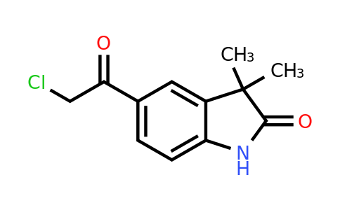 CAS 122281-02-1 | 5-(2-chloroacetyl)-3,3-dimethyl-2,3-dihydro-1H-indol-2-one