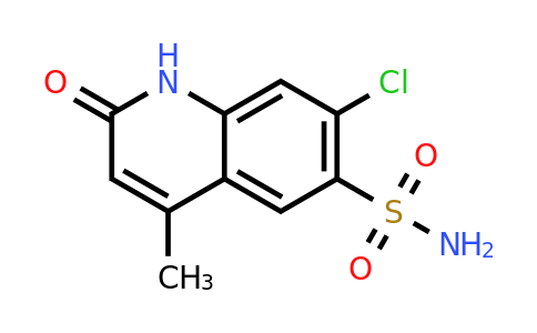 7-Chloro-4-methyl-2-oxo-1,2-dihydroquinoline-6-sulfonamide