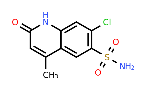 CAS 1222859-24-6 | 7-Chloro-4-methyl-2-oxo-1,2-dihydroquinoline-6-sulfonamide