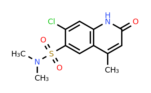 CAS 1222859-26-8 | 7-Chloro-N,N,4-trimethyl-2-oxo-1,2-dihydroquinoline-6-sulfonamide