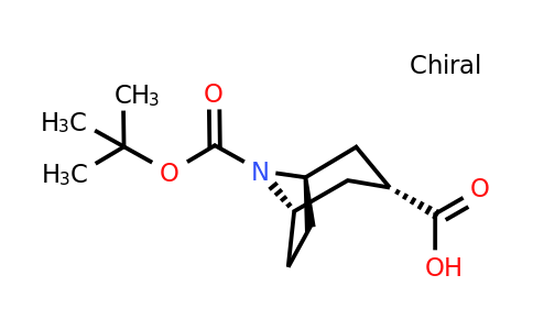 CAS 1222996-05-5 | 8-azabicyclo[3.2.1]octane-3,8-dicarboxylic acid, 8-(1,1-dimethylethyl) ester, (3-endo)-