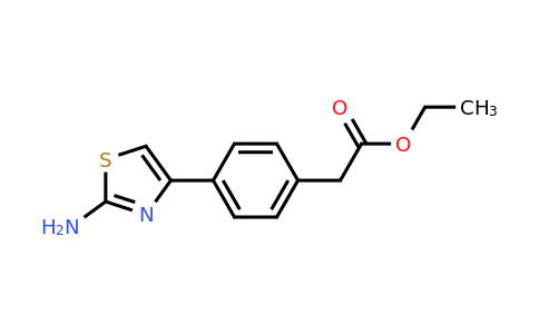CAS 122352-22-1 | Ethyl 2-[4-(2-amino-1,3-thiazol-4-yl)phenyl]acetate