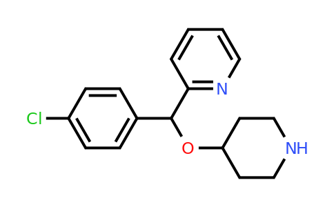 CAS 122368-54-1 | 2-((4-Chlorophenyl)(piperidin-4-yloxy)methyl)pyridine