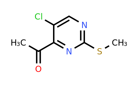 CAS 122372-21-8 | 1-(5-Chloro-2-(methylthio)pyrimidin-4-yl)ethanone