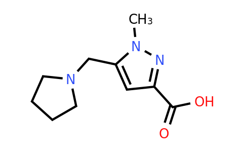 CAS 1223748-34-2 | 1-Methyl-5-(pyrrolidin-1-ylmethyl)-1H-pyrazole-3-carboxylic acid