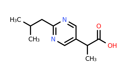 CAS 122377-67-7 | 2-(2-Isobutylpyrimidin-5-yl)propanoic acid