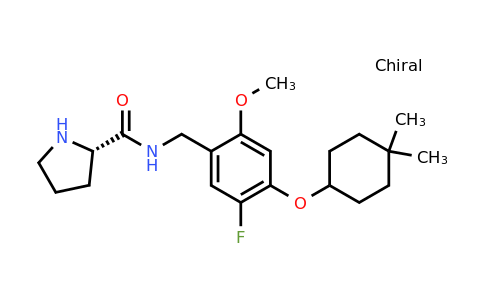 CAS 1224048-09-2 | (S)-N-(4-((4,4-Dimethylcyclohexyl)oxy)-5-fluoro-2-methoxybenzyl)pyrrolidine-2-carboxamide