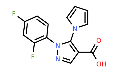 CAS 1224169-67-8 | 1-(2,4-Difluorophenyl)-5-(1H-pyrrol-1-yl)-1H-pyrazole-4-carboxylic acid