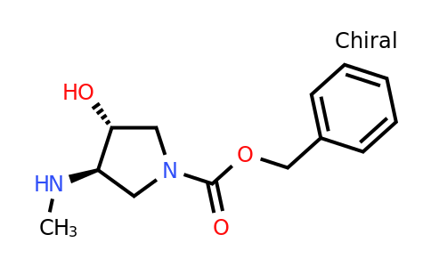CAS 1224172-60-4 | rac-benzyl (3R,4R)-3-hydroxy-4-(methylamino)pyrrolidine-1-carboxylate