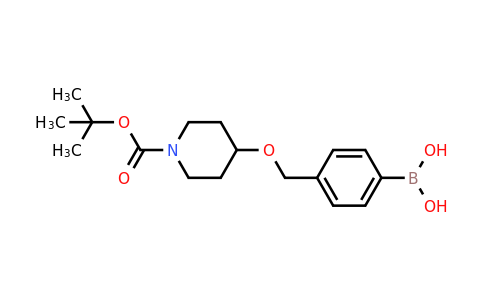 CAS 1224449-13-1 | (4-(((1-(tert-butoxycarbonyl)piperidin-4-yl)oxy)methyl)phenyl)boronic acid