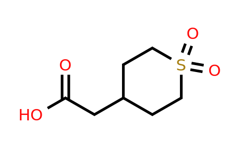 (1,1-dioxidotetrahydro-2h-thiopyran-4-yl)acetic acid