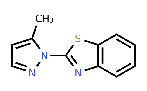 CAS 122500-80-5 | 2-(5-methyl-1H-pyrazol-1-yl)-1,3-benzothiazole