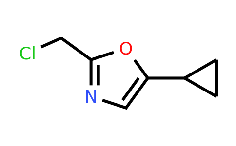 CAS 1225058-34-3 | 2-(chloromethyl)-5-cyclopropyl-1,3-oxazole