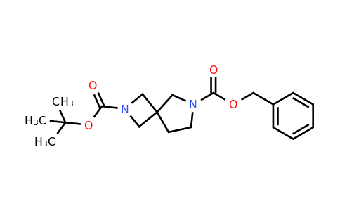 CAS 1225063-18-2 | O7-benzyl O2-tert-butyl 2,7-diazaspiro[3.4]octane-2,7-dicarboxylate