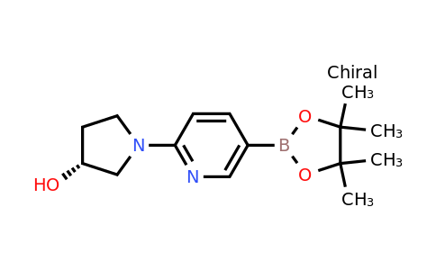 CAS 1225066-77-2 | (3R)-1-[5-(tetramethyl-1,3,2-dioxaborolan-2-yl)pyridin-2-yl]pyrrolidin-3-ol