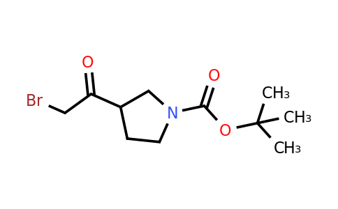 CAS 1225218-94-9 | tert-butyl 3-(2-bromoacetyl)pyrrolidine-1-carboxylate