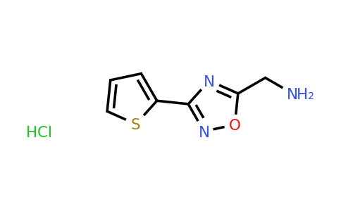 CAS 1225332-36-4 | (3-(thiophen-2-yl)-1,2,4-oxadiazol-5-yl)methanamine hydrochloride