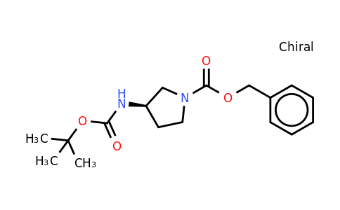 CAS 122536-75-8 | (R)-1-Cbz-3-BOC-aminopyrrolidine