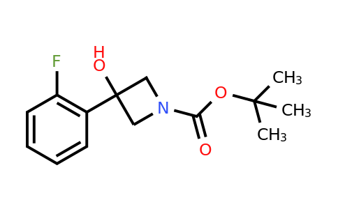 CAS 1225439-46-2 | tert-butyl 3-(2-fluorophenyl)-3-hydroxyazetidine-1-carboxylate
