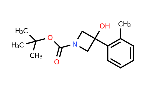 CAS 1225439-73-5 | tert-butyl 3-hydroxy-3-(2-methylphenyl)azetidine-1-carboxylate