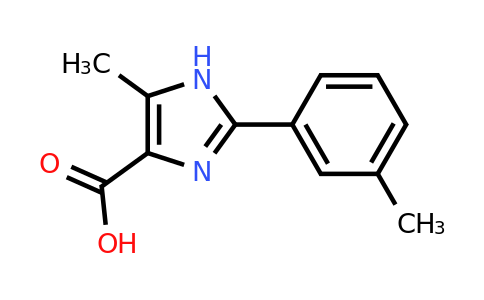 CAS 1225511-16-9 | 5-methyl-2-(3-methylphenyl)-1H-imidazole-4-carboxylic acid