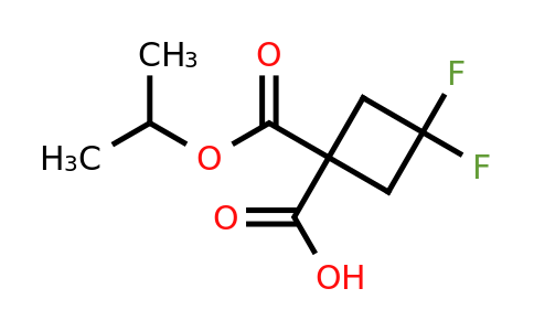 CAS 1225532-90-0 | 3,3-difluoro-1-[(propan-2-yloxy)carbonyl]cyclobutane-1-carboxylic acid