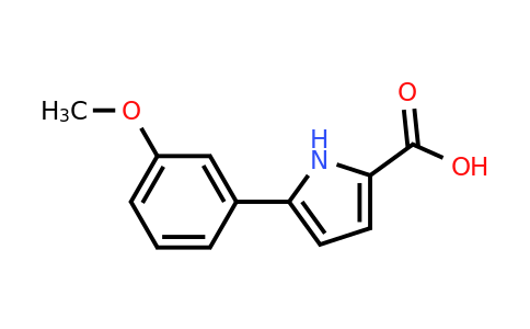 CAS 1225551-48-3 | 5-(3-Methoxyphenyl)-1H-pyrrole-2-carboxylic acid