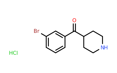 CAS 1225573-65-8 | (3-Bromophenyl)-4-piperidinyl-methanone hydrochloride