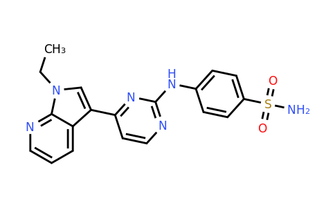 CAS 1225585-00-1 | 4-((4-(1-Ethyl-1H-pyrrolo[2,3-b]pyridin-3-yl)pyrimidin-2-yl)amino)benzenesulfonamide