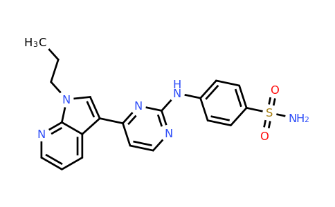 CAS 1225585-03-4 | 4-((4-(1-Propyl-1H-pyrrolo[2,3-b]pyridin-3-yl)pyrimidin-2-yl)amino)benzenesulfonamide