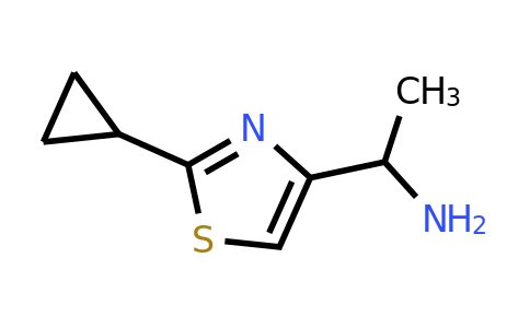 CAS 1225632-62-1 | 1-(2-Cyclopropyl-1,3-thiazol-4-yl)ethan-1-amine