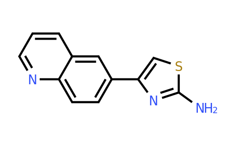 CAS 1225655-32-2 | 4-(Quinolin-6-yl)thiazol-2-amine