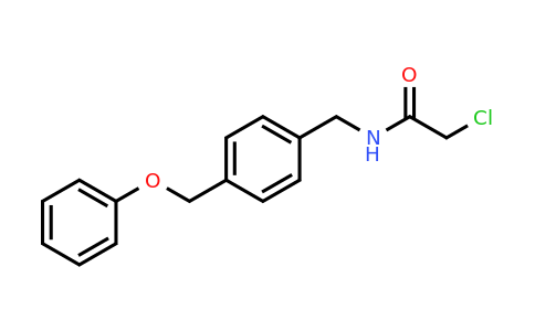 CAS 1225770-38-6 | 2-Chloro-N-{[4-(phenoxymethyl)phenyl]methyl}acetamide