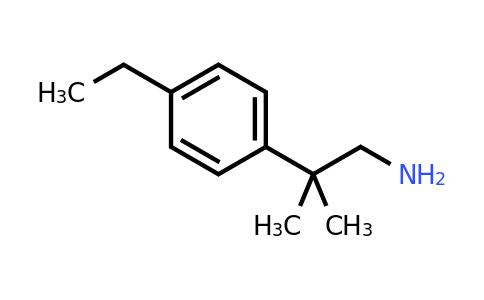 CAS 1225815-00-8 | 2-(4-ethylphenyl)-2-methylpropan-1-amine